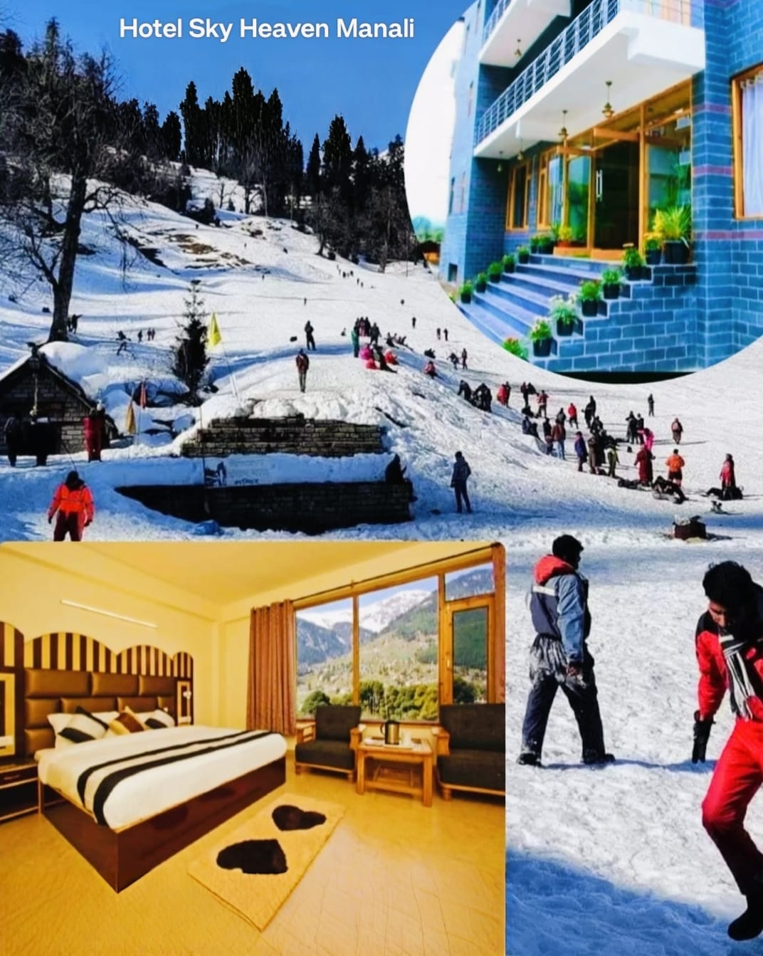 Snow village